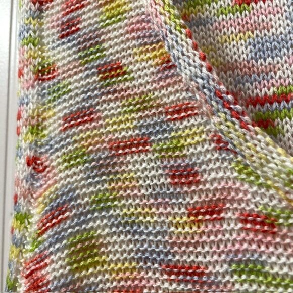 525 America Sleeveless Knit Fringe Dress Size Medium Swim Beach Coverup - Picture 7 of 16